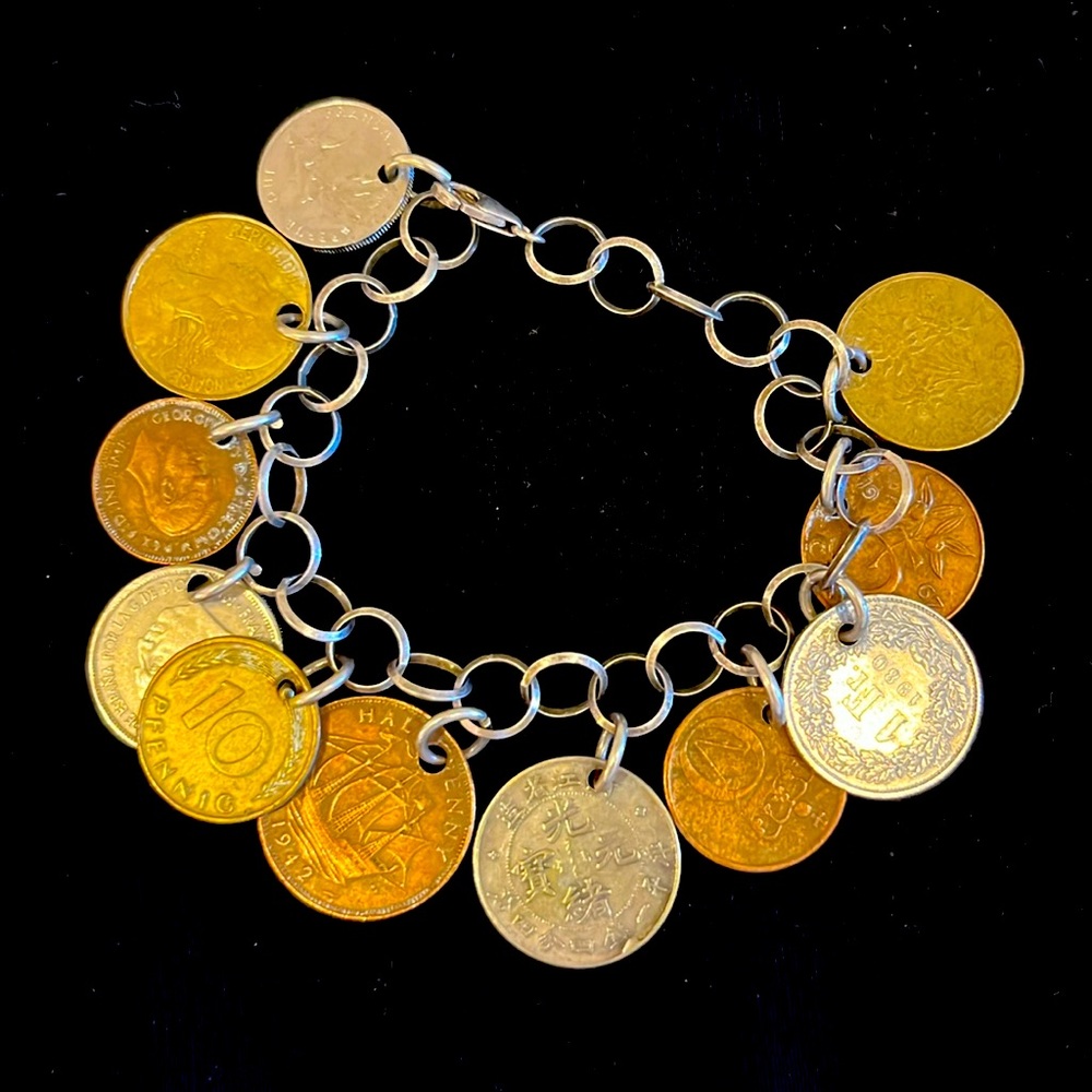 Vintage Coin Bracelet